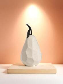 1件苹果梨北欧风格极简树脂雕塑，几何美学，现代装饰礼品，家居装饰摆件，置物架装饰，餐桌中心摆件，客厅装饰，抽象艺术雕塑装饰，餐厅中心摆件 - 多款 - 查看 5