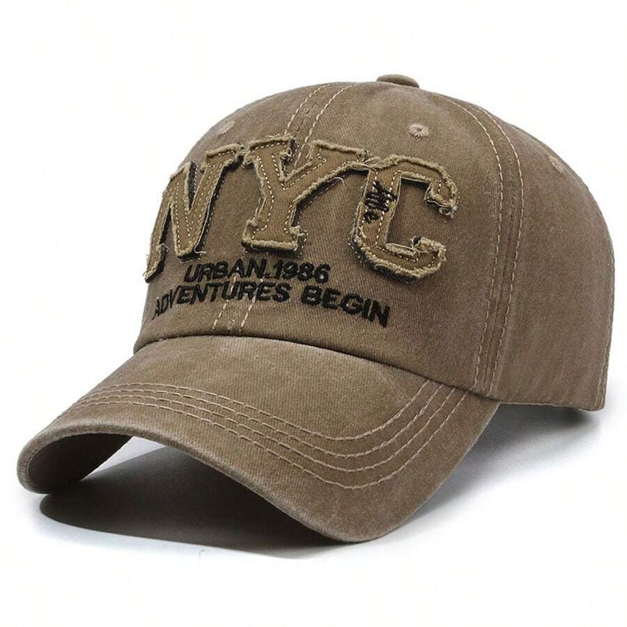 Men Baseball Cap - Khaki - View 1
