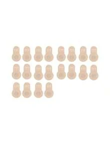 10/20/50 Pieces Disposable Pasties Nipple Covers With Lift, Invisible Nipple Petals Beige Halloween Fall Wedding Accessories Women Boob Pads Cover Sticky Bra Strapless Bra Boob Tape Lift Lingerie Set Cakes Nipple Cover Travel Lingerie Sexy Tops - Apricot - View 11