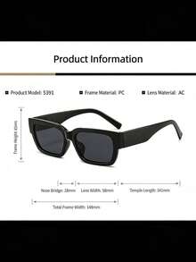 1 chiếc kính mắt mèo kiểu retro Châu Âu và Mỹ thời trang Y2K, gọng nhẹ, họa tiết da báo, chất liệu PC (polycarbonate) phong cách Bohemian, phù hợp cho mọi mùa. - Nhiều màu - Xem 4