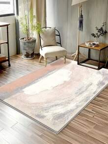 1pc Large Cheetah & Human Pattern Carpet, Non-Slip, Non-Shedding, Stain-Resistant, Suitable For Living Room, Bedroom, Laundry Room, Hand Wash Only, Home Decor - Multicolor - View 3
