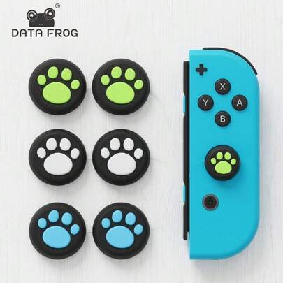 DATA FROG 2 piezas Tapa de palanca de mando de silicona compatible con , Cubierta de palanca analógica de silicona para accesorios de