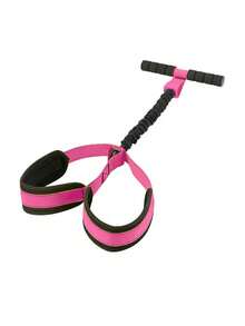 1pc Foot Pedal Resistance Band, Sit-Up Assist Fitness Equipment, Home Leg Workout Elastic Strap - Multicolor - View 17