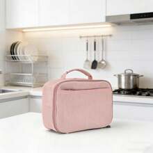 Large Capacity Insulated Lunch Bag (Suitable For Corduroy Material) - Handbag Suitable For Office, Camping And Picnic Scenes, Machine Washable Corduroy Material, Bento Storage - Multicolor - View 4