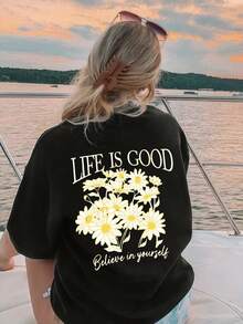 Women T-Shirts - Black - View 5
