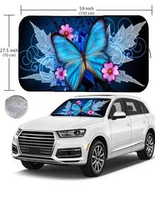 通用型汽车前窗遮阳帘，夏季防晒降温保护内饰 - 有趣的汽車遮陽擋 - 查看 9