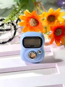 电子念珠戒指，手指电子念珠祈祷戒指计数器，数字显示便捷戒指计数器，减压手压计数器，适用于商务、祈祷计数、节日礼物 - 多色 - 查看 6