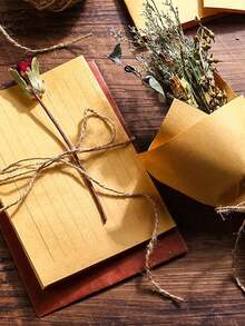 50 pezzi/confezione Carta kraft vintage A5 per cartoleria - A5 - Visualizzare 4