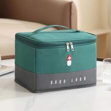 Medical Bag Portable Travel First Aid Kit Waterproof Large Capacity Medicine Storage Organizer Emergency Bag Camping Emergency Kit Bag Medicine Bag - Green - View 11