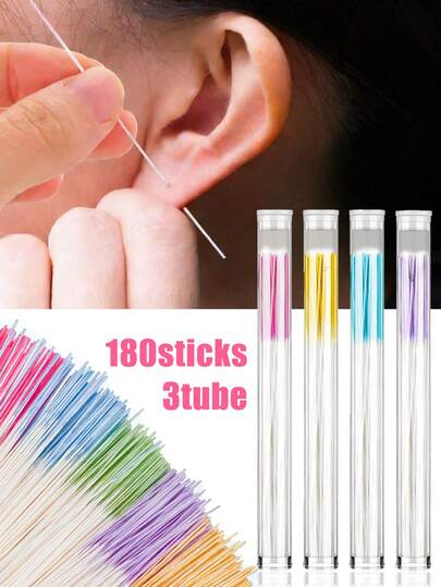 180pcs Ear Cleaning Floss, Earwax Removal Floss, Anti-Clogging Ear Cleaning Sticks, Ear Canal Cleaning Thread, Ear Canal Cleaning Tools To Remove Dirt, Eliminate Odor, Prevent Ear Canal Blockage, Suitable For Travel Use, Earwax Removal, Ear Cleaning Kits, Ear Cleaning Tools, Earwax Removers, Earrings, Cleaning Supplies