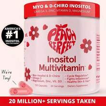 Inositol Multivitamin – Myo-Inositol & D-Chiro 40:1 Blend, Omega-3, Vitamin D3, Magnesium, Zinc – Supports Women's Health, Mood, Energy, Supplement – 30 SVG - 其他的 - 查看 1