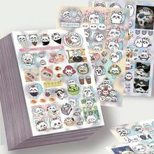 8pcs/Set Peach Blossom Paper Cutting Stickers, Cute Healing Style Packaging Material, Waterproof Stickers, Suitable For New Year, Valentine's Day, Easter Gifts [Random Style] - Multicolor - View 3