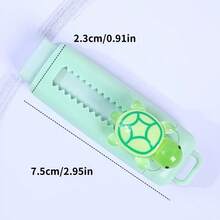 Creative Turtle Shaped Sliding Eraser, Retractable Design For Painting And Writing - Durable PP Material - Multicolor - View 7