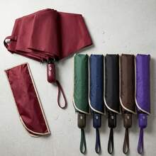 23" Transparent Umbrella With Automatic Opening - Dark Green - View 2