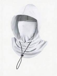 2/1 Hooded Full-Face Mask Sunshade Sleeve Cover, Summer Windproof Mask Neck Guard, Breathable Sunshade Protection Mask - Multicolor - View 11