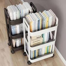 Multifunctional Rolling Utility Cart, 3/4-Tier Mobile Storage Organizer With Wheels, Space-Saving Plastic Shelving Unit, For Kitchen Bathroom Living Room Bedroom Garage, Modern Home Decor, Black/White Options Available - 四層升級款 - 查看 10