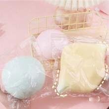 1个超大蓬松芝士球，10厘米巨型慢回弹挤压玩具，缓解压力，生日/节日礼物 - 彩色 - 查看 7