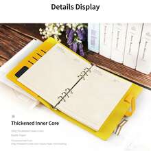 1 cuốn sổ tay rời A5, 80 tờ giấy chất lượng cao, thích hợp cho công việc, văn phòng, học tập. - A5 - Xem 2