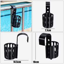 Floating Pool Cup Holder, 3D Printed Pool Drink Holder, Floating Beverage Rack For Swimming Pool, Poolside Storage Tray, Pool Party Essentials For Family Outdoor Summer - A - View 15