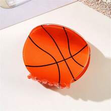 高端亚克力篮球/足球造型发夹，可爱优雅复古波西米亚风亚克力发夹，适合春、夏、秋、冬四季佩戴。 - 彩色 - 查看 13