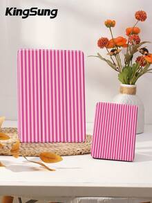 Kingsung Pink Stripes Tablet Case, Compatible With IPad 9.7/10.2/10.5/10.9/12.9/Pro 11, 10th Generation, Compatible With Samsung Galaxy Tab S6 Lite 10.4-Inch, Compatible With Kindle Paperwhite 12th Gen 2024, Kindle (11th Generation) 2022 Version - Multicolor - View 8