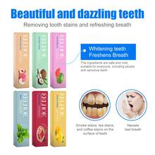 Pasta dental blanqueadora con sabor a frutas  (Melocotón) - Elimina manchas, refresca el aliento, blanquea y protege los dientes. - por defecto - Ver 3