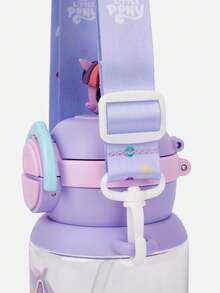 Balabala Bình nước trẻ em My Little Pony 2026, thiết kế nắp kép, họa tiết hoạt hình dễ thương, chống rò rỉ, đồ uống mùa hè tiện dụng. - Tông màu tím - Xem 6