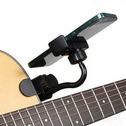 OUMINGYQ 吉他/贝斯面板支架，乐器固定面板夹，适用于直播和拍摄