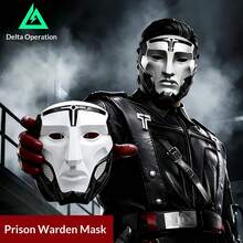 2026 New Delta Force Warden Mask Cosplay Prop, Gercross Unit Raven Mask, Birthday Gift - Christmas Gift - Halloween Gift - Perfect Gift - Multicolor - View 2
