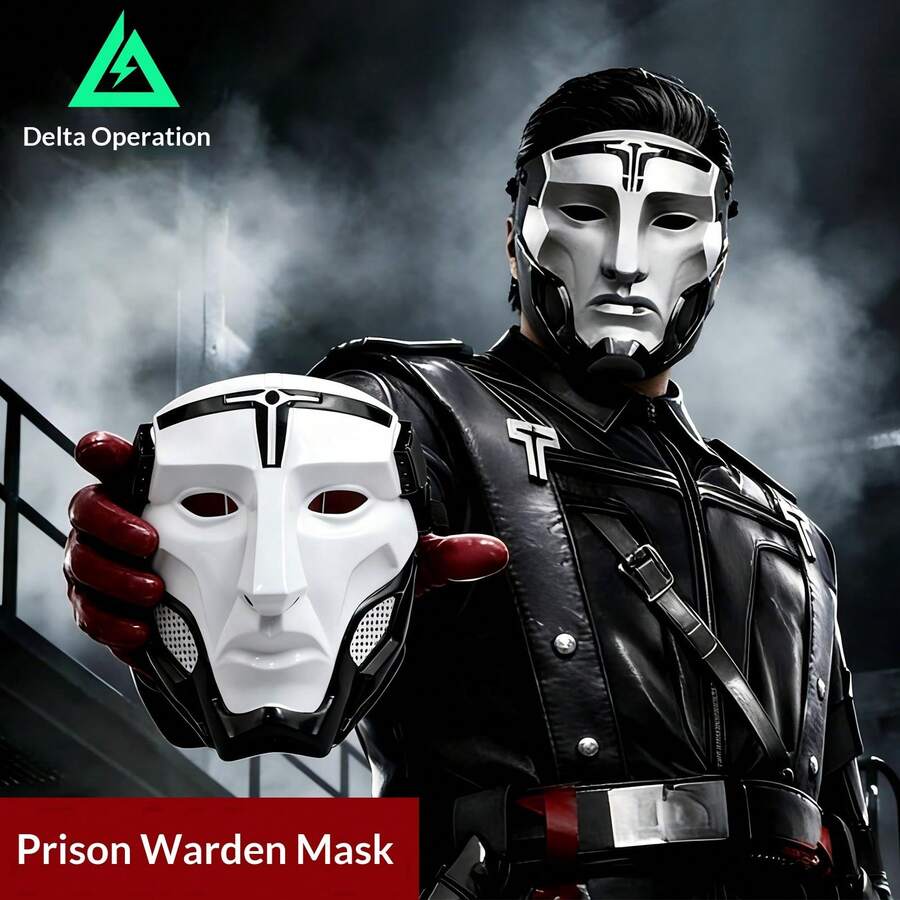 2026 New Delta Force Warden Mask Cosplay Prop, Gercross Unit Raven Mask, Birthday Gift - Christmas Gift - Halloween Gift - Perfect Gift