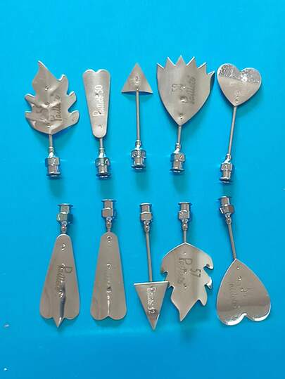 10件套DIY翻糖裱花嘴，果冻装饰工具，烘焙糕点蛋糕装饰用品