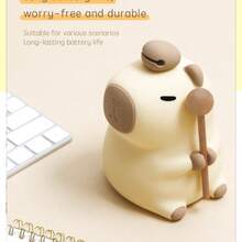 Đèn ngủ LED hình chuột lang nước Kawaii, Đèn ngủ hình động vật dễ thương, Đèn ngủ silicon cho bà mẹ cho con bú, Đèn cảm ứng có thể điều chỉnh độ sáng, Cổng Type-C, Đèn ngủ LED mềm dẻo, Quà tặng ngộ nghĩnh, Đèn ngủ, Đèn ngủ silicon cảm ứng có thể điều chỉnh độ sáng, Có hẹn giờ, Đèn ngủ sạc USB - Nhiều màu - Xem 6