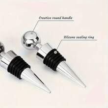 Nút đậy chai rượu bằng silicon tái sử dụng, chống rò rỉ, giữ rượu tươi ngon, đáp ứng các yêu cầu bảo quản rượu, nút đậy chống rò rỉ, nút đậy đơn giản, độ kín tốt, chất liệu bền, nút đậy silicon, hút chân không, nắp đậy kín chai, thích hợp cho người yêu rượu và chủ nhà tổ chức tiệc. - Nhiều màu - Xem 8