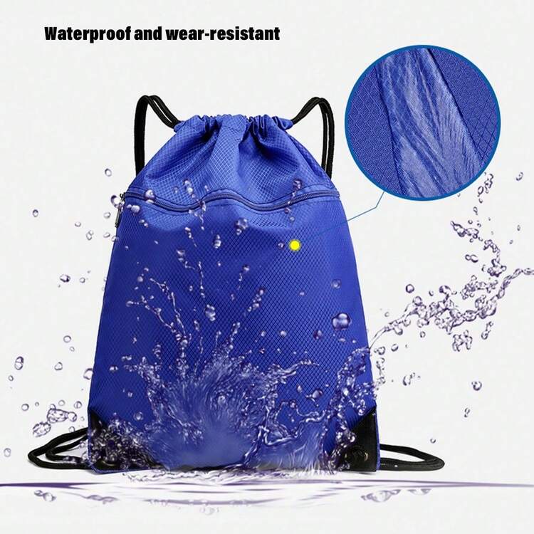 Outdoor Sports Waterproof Oxford Drawstring Backpack, Student Basketball Football Bag, Outdoor Sports Portable Large Capacity Storage Bag - Multicolor - View 8