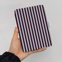 1 个棕蓝条纹电子阅读器保护套，适用于 Kindle Youth Edition/Kindle NK 11/Paperwhite 5 (A16) 11 英寸第 11 代 2025 款配件，带自动唤醒/睡眠功能，纤薄便捷，完美贴合并保护您的阅读设备。 - 彩色 - 查看 17