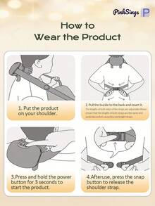 PinkSings Masajeador eléctrico inalámbrico USB, Masajeador inalámbrico para cuello y hombros con simulación de masaje de mano 6D, Alimentado por USB - Verde militar - Ver 9