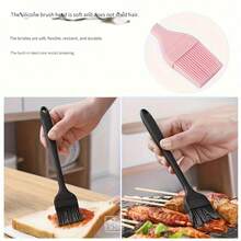 5 件套硅胶厨具套装，厨房烘焙工具套装，烹饪工具套装，不粘锅烹饪工具套装，带搅拌勺的油刷，刮刀，可清洗的现代厨具，厨房用具，小工具，厨房配件。 - 查看 5