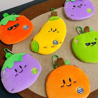 Creative Banana Wallet Fruit Wallet Pendant, Multi Functional Storage Coin Bag Keychain Storage Bag Pendant, School Gift
