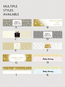 5 miếng dán chai tùy chỉnh, cá nhân hóa với tên và ngày tháng, hoàn hảo cho đám cưới, lễ kỷ niệm, tiệc tùng, sinh nhật, lễ rửa tội - Chất liệu giấy cao cấp, nhãn dán tùy chỉnh chất lượng cao chống rách, nhãn dán dễ thương. - Nhiều màu - Xem 6