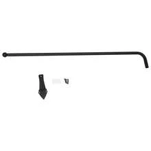 Curtain Window Rods - Siyah 1 adet - Görünüm 2