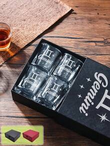 1件/4件 2盎司客製化雷雕刻姓名烈酒杯，附禮盒威士忌杯，適合婚禮伴郎伴娘禮物、婚禮配件、婚禮裝飾，送給男友、爸爸及男士的生日禮物 - 雷射5 - 查看 11