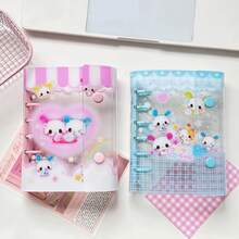 One A7 Size Transparent Single-Pocket Journal, Sticker Organizer, Sticker Book, DIY Journal, PP Material Transparent Inner Page Replacement Core, Large Capacity Portable Sticker Book, K-POP Photo Card Storage, Photo Album, Scrapbook, Shield Book, Sticker Book, Notebook, Budget Management Journal, Suitable For Back-To-School Supplies, Office Stationery, Etc. - 1 Set - View 9