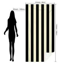1pc Classic Striped Ultra-Soft Microfiber Beach Towel - Super Absorbent, Quick Dry, Large Bath Towel For Summer Beach, Pool And Home Use, Rectangular Beach Blanket - Style4 - View 11