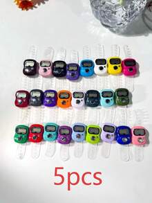 电子念珠戒指，手指电子念珠祈祷戒指计数器，数字显示便捷戒指计数器，减压手压计数器，适用于商务、祈祷计数、节日礼物 - 多色 - 查看 23