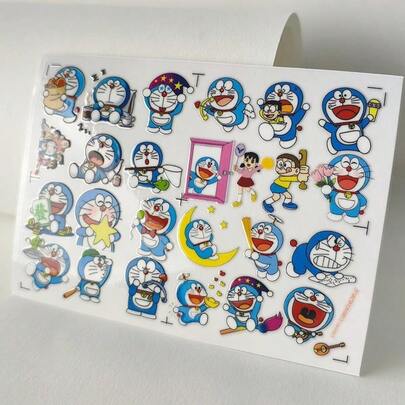 Cute And Exquisite Laser Cut Stickers. Phone Case Stickers, Notebook Stickers, Adorable Animal Series, Reusable Waterproof Stickers, Suitable For Scrapbooking And Stationery Decoration, Matching Phone Case Accessories