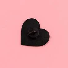 1 pieza Broche de rana, Insignia de solapa de esmalte - Insignia linda para mochilas y ropa - Negro - Ver 9