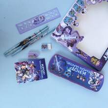 Hasbro Witch Hunting Girl Group 2 Sets Of Stationery, Standard 6pcs Set, Deluxe 8pcs Set, Suitable As Birthday, Party, Back To School Gifts - A - View 10