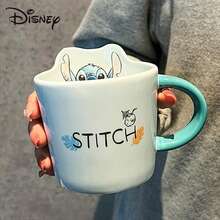 Disney 官方正品史迪奇陶瓷杯，创意史迪奇马克杯，咖啡杯，家用水杯 - 彩色 - 查看 8