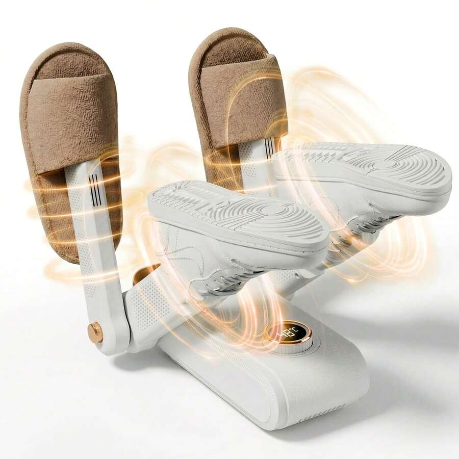 Secador De Zapatos Botas Eléctrica Plegable Con Luz UV Temperatura Control y Temporizador - Tipo de Enchufe A USA (110-127V) - Ver 1