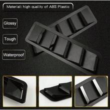 2x Universal Car Hood Vent Louver Scoop Cover Air Flow Intake Cooling Panel Trim - default - View 10